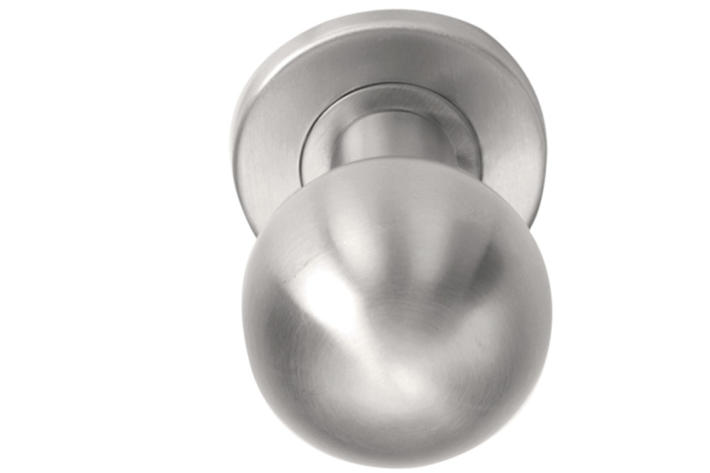 VoordeurKnop Met Rozet SKG3 RVS 52mm