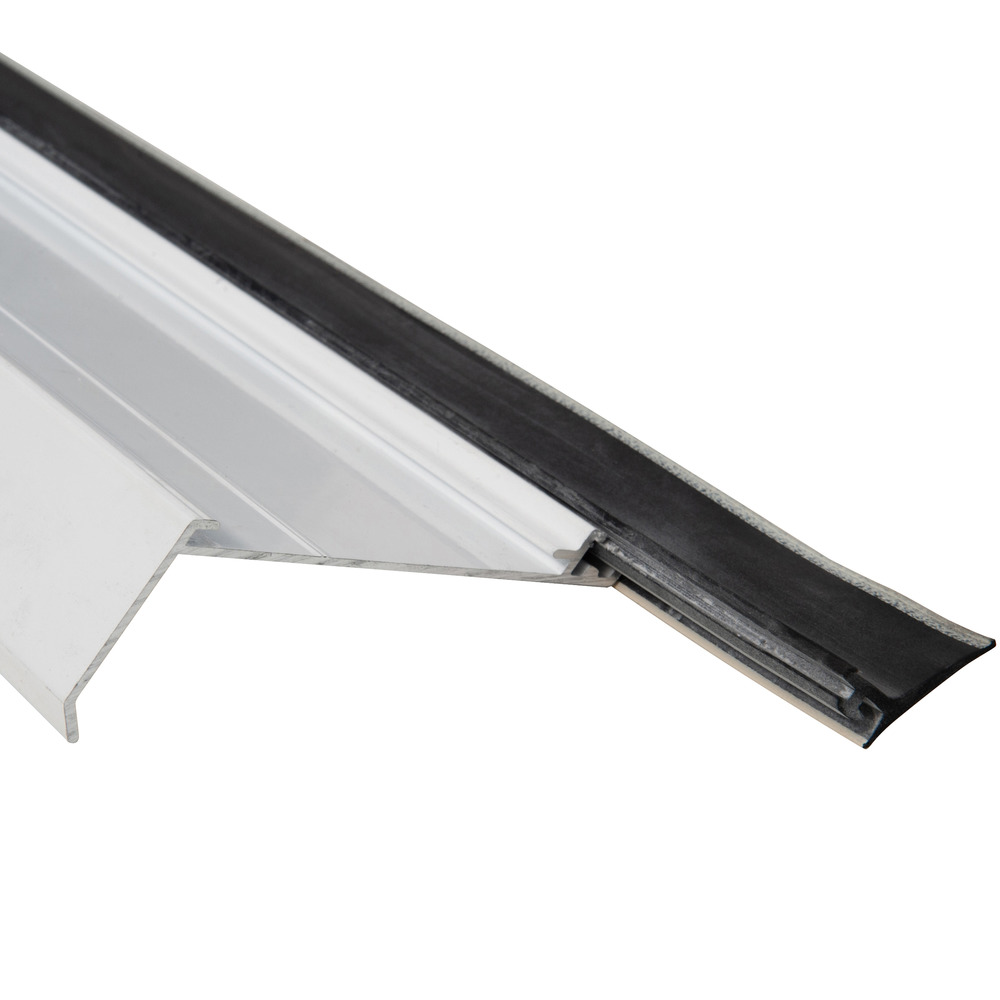 ALWO Muuraansluitprofiel Wit Met Dichtingsrubber 4m