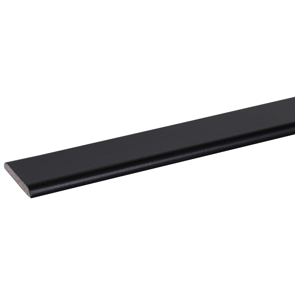 Afdeklijst Grenen Zwart Gelakt 5x37x2700mm FSC Mix 70%