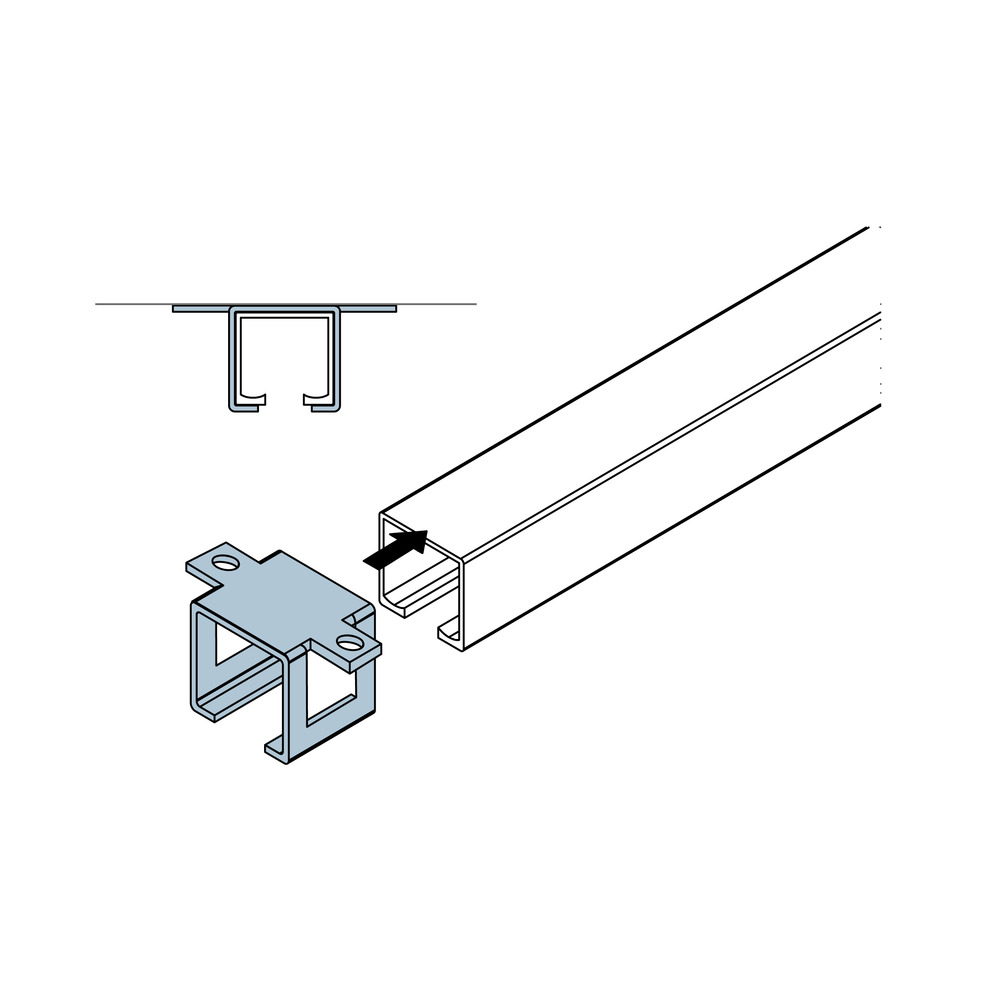 Advance PRO S50/S100 Rail Plafondbevestiging set 5 stuks