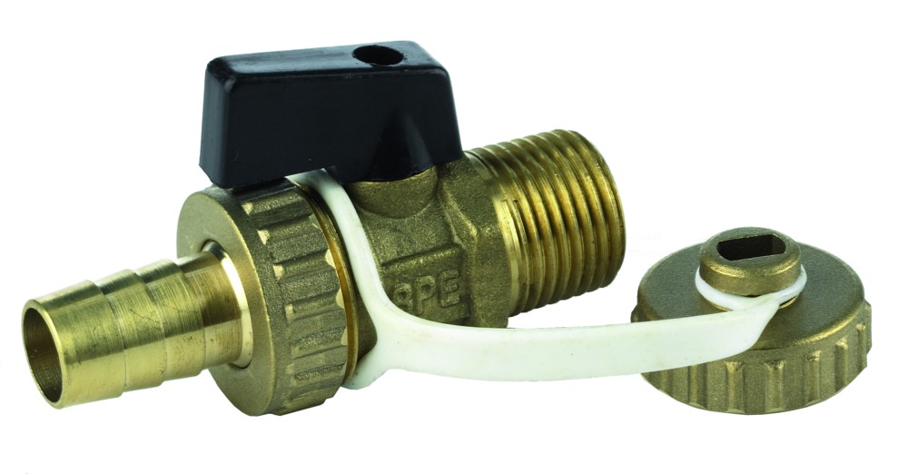 Vul- En Aftapkraan Buitendraad Incl. Knop 1/2"