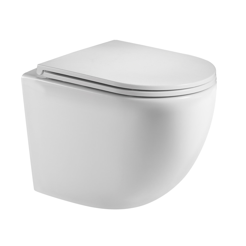 Wandcloset Genova Rimless Inclusief Softclose Wc Bril