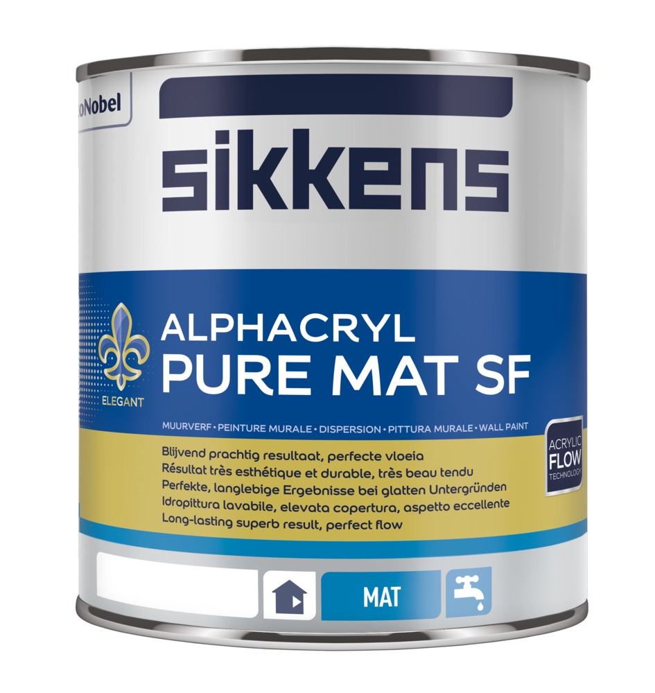 Sikkens Muurverf Alphacryl Pure Mat SF N00 930ml