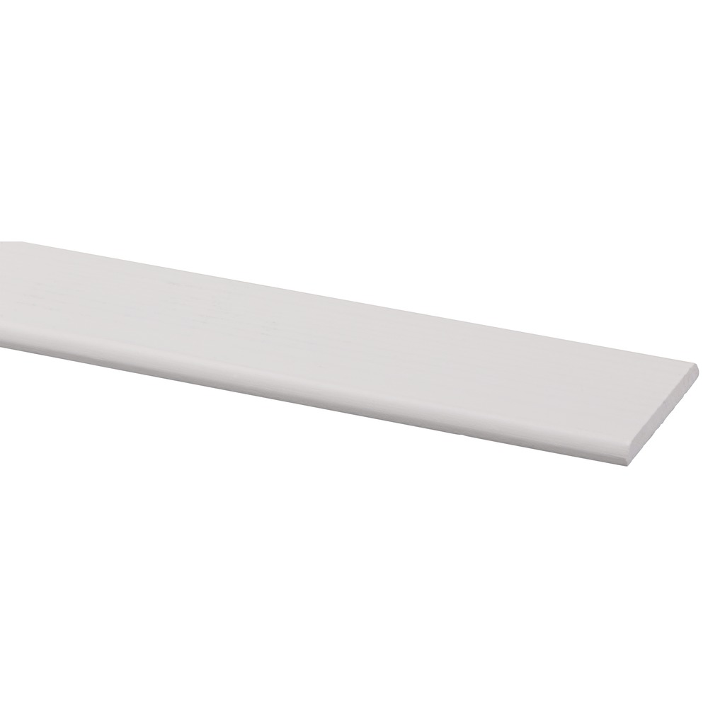 Afdeklijst Grenen Wit Gegrond 6x44x2700mm FSC Mix 70%