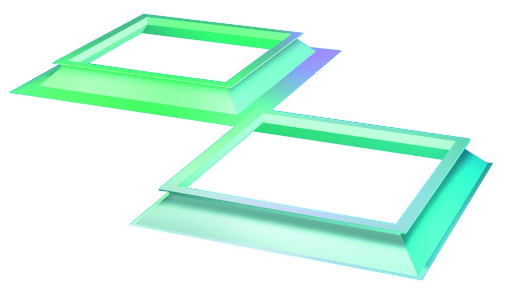 Bik Opstand voor Lichtkoepel PVC 70x100x15cm