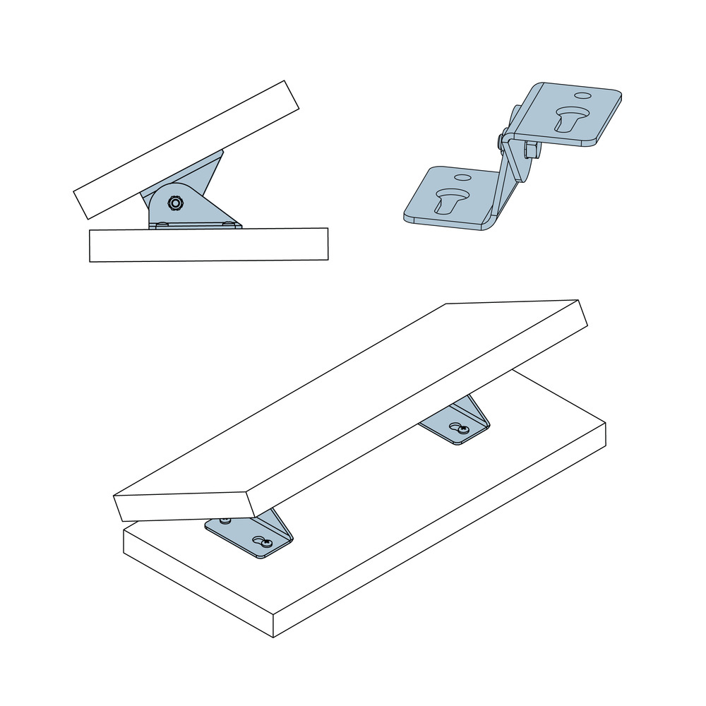 Advance PRO Schuin daksteun set 4 stuks