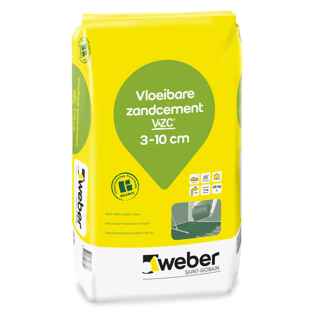 Weber Vloeibare Zandcement VZC 3-10cm 25kg
