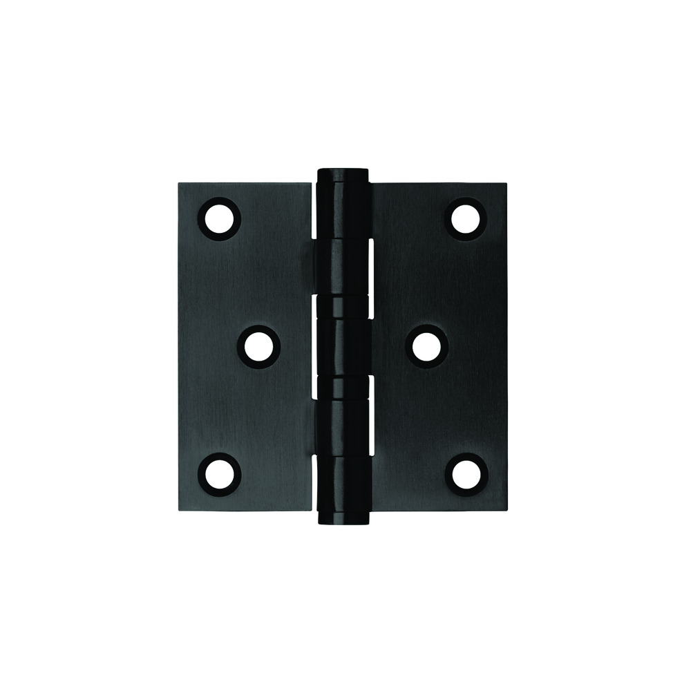 AXA Kogellagerscharnier Recht RVS Zwart 76x76mm
