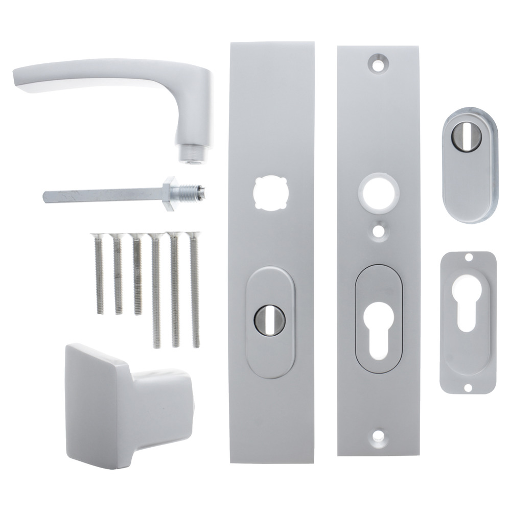 Starx Veiligheidsbeslag Duwer-Kruk-Langschild PC55/72 SKG*** Aluminium