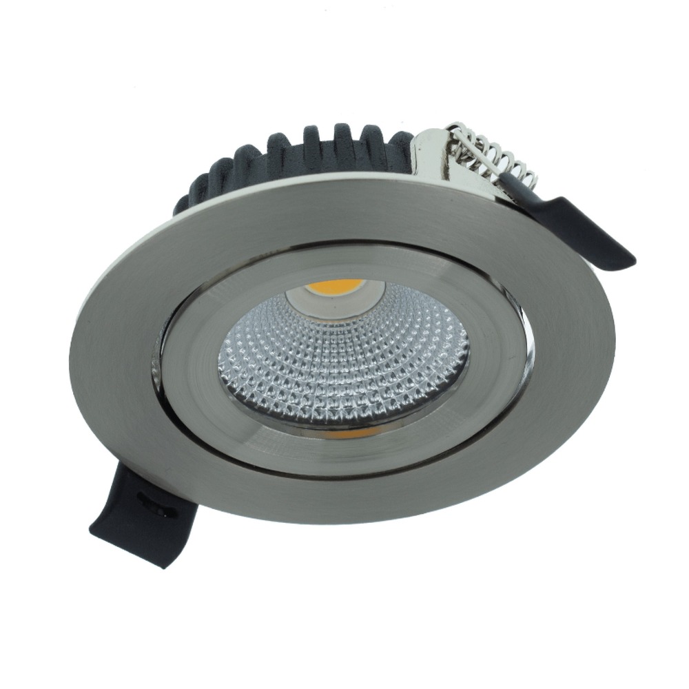 MBL Lighting Inbouwspot Luna DTW RVS Rond 5W Dimbaar Kantelbaar IP44