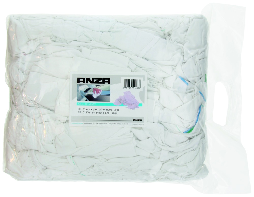 Anza Pro Poetslap Tricot Wit 3kg