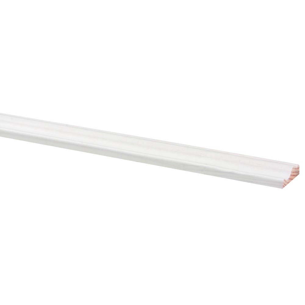 Decorlijst Grenen Wit Gegrond 9x29x2700mm FSC Mix 70%