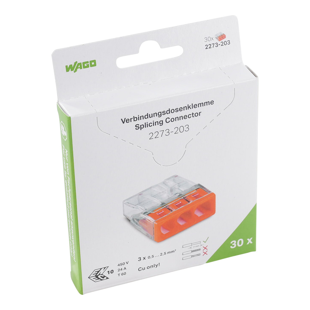 Wago Lasklem 2273-203 3-Voudig Compact 450V
