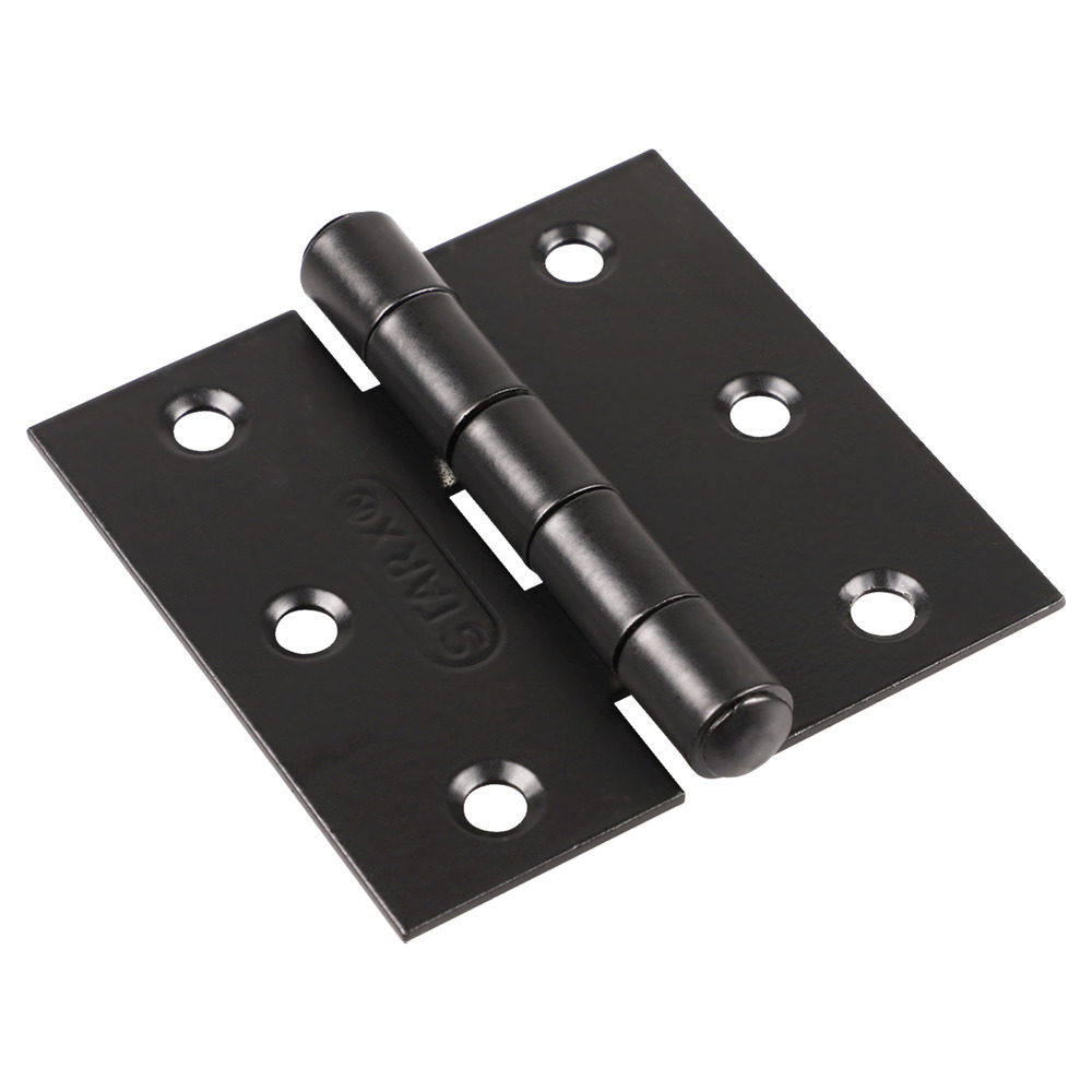 StarX Scharnier Smal Model Met Vaste Pen Zwart 63x63mm 2stuks