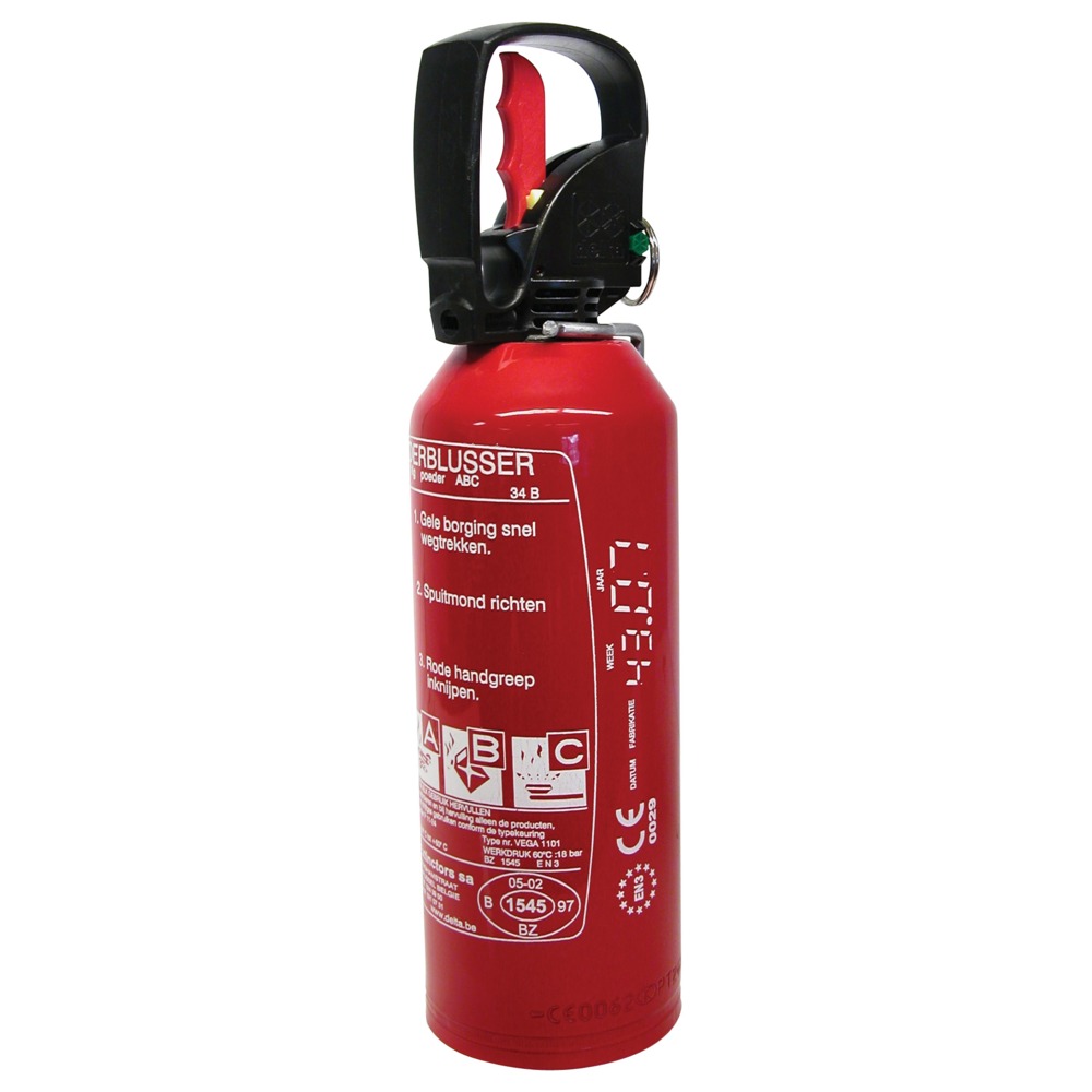 Brandblusser ABC Rood/Zwart 1kg