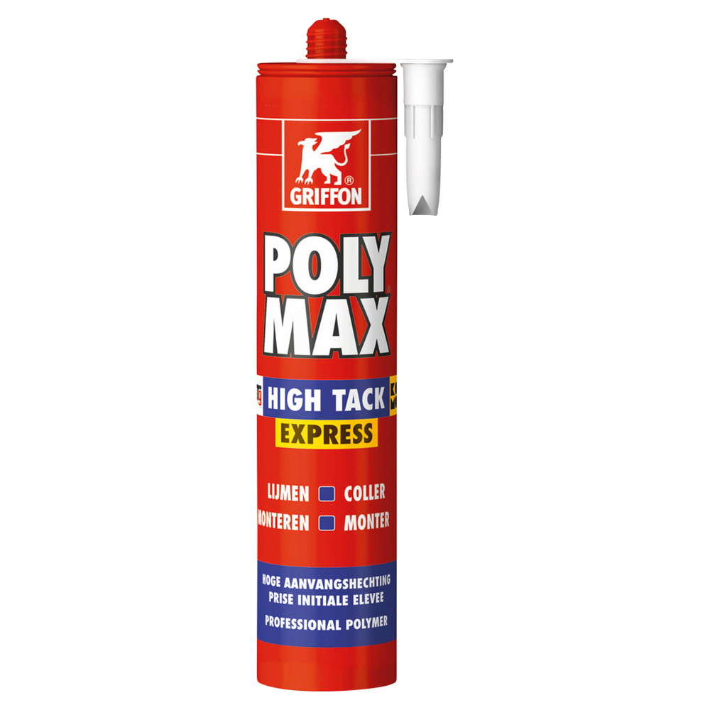 Griffon Montagelijm Poly Max High Tack Express Wit 435gr