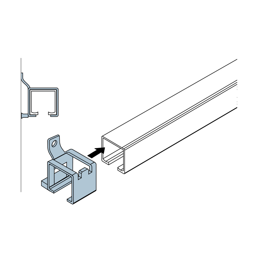 Advance PRO S50/S100 Rail Muurbevestiging set 5 stuks