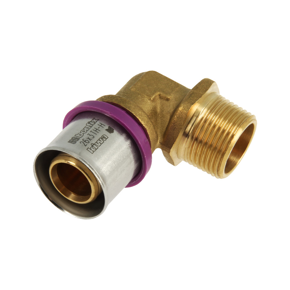 Bonfix Alu-pers Knie 3/4" buitendraad x 26 mm