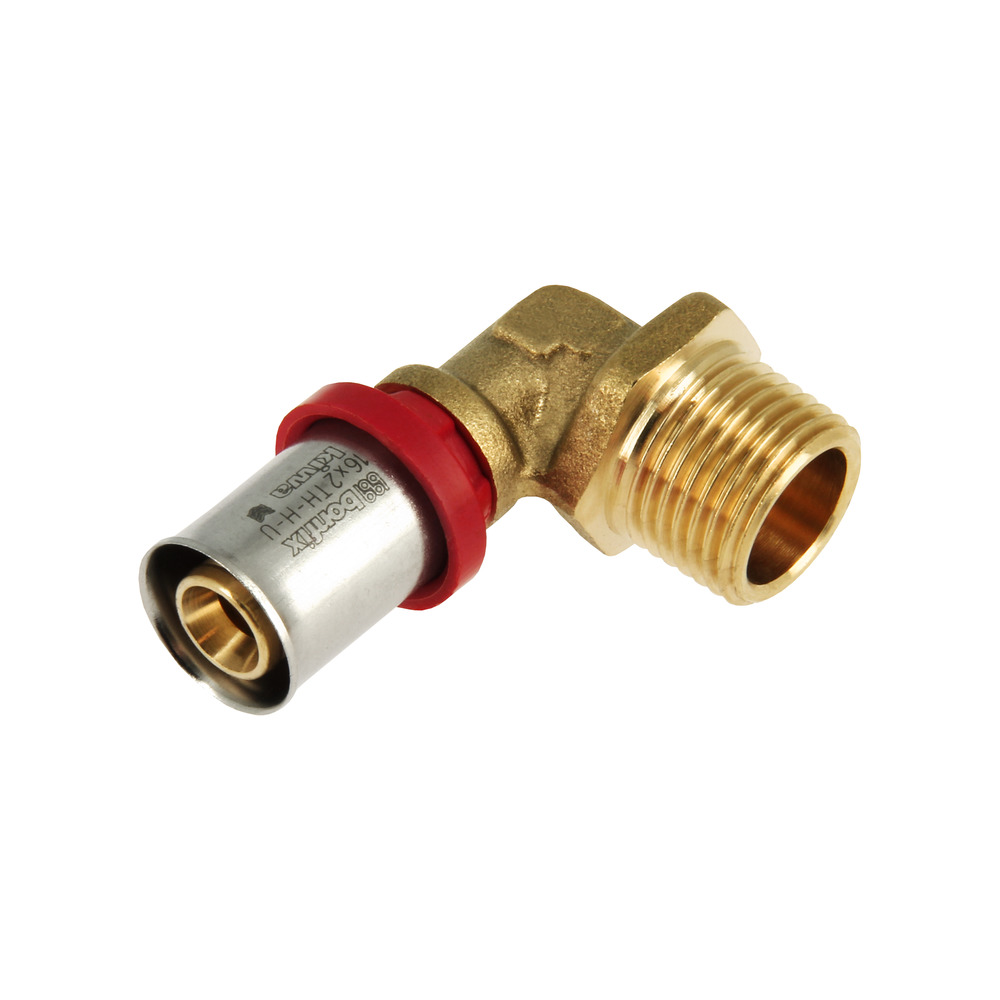 Bonfix Alu-pers Knie 1/2" buitendraad x 16 mm