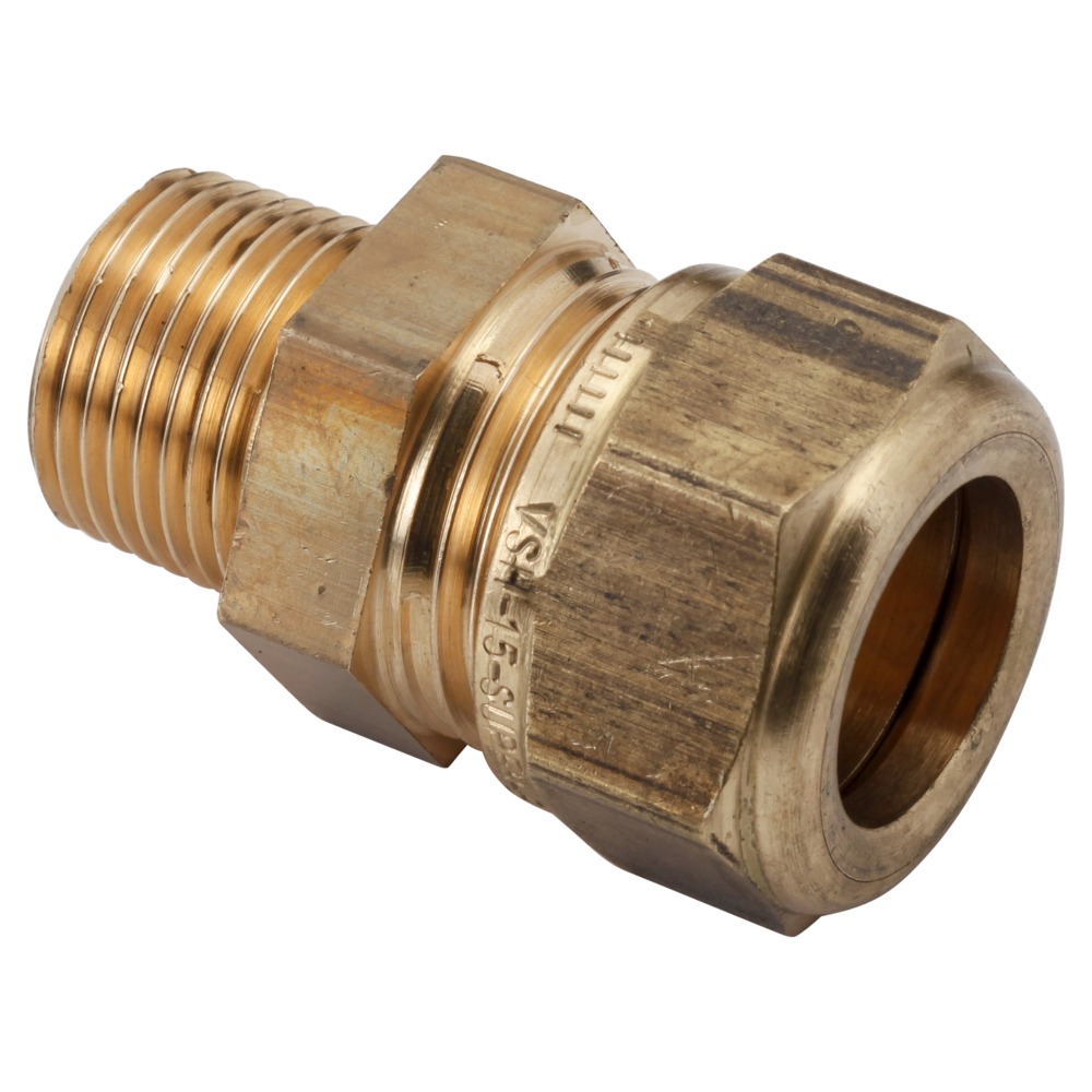 VSH Knel/draad puntstuk 15 mm x 3/8” buitendraad