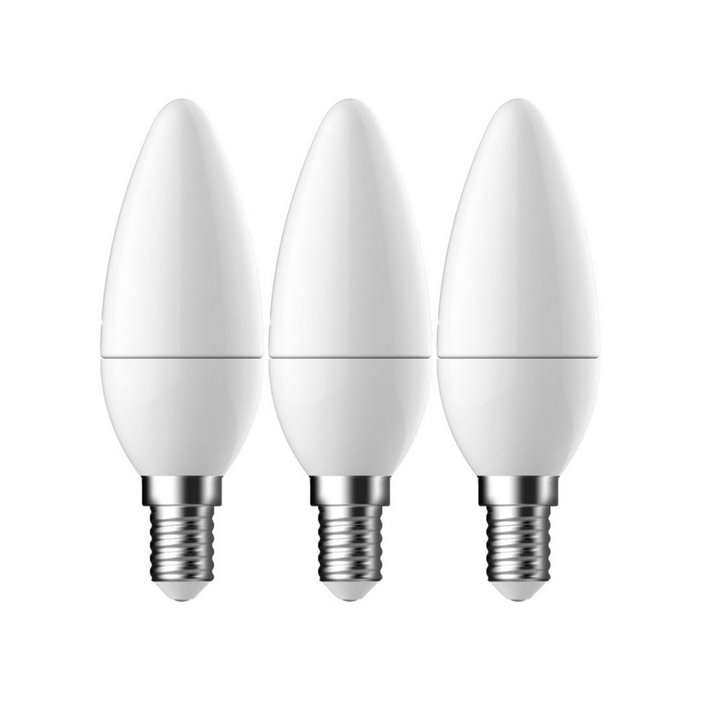 Energetic Lamp Bulb E14 SMD C35 2,9W 250LM 2700K Frosted – 3-Pack