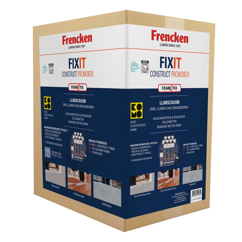 Frencken FIXIT Construct Gun Lijmschuim Promobox