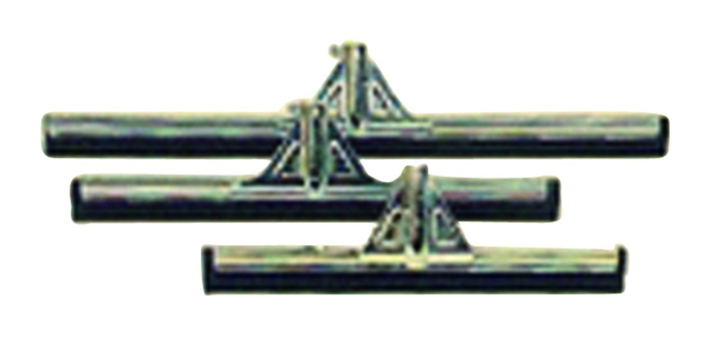 Vero Vloertrekker metaal/rubber 75 cm gegalvaniseerd/zwart