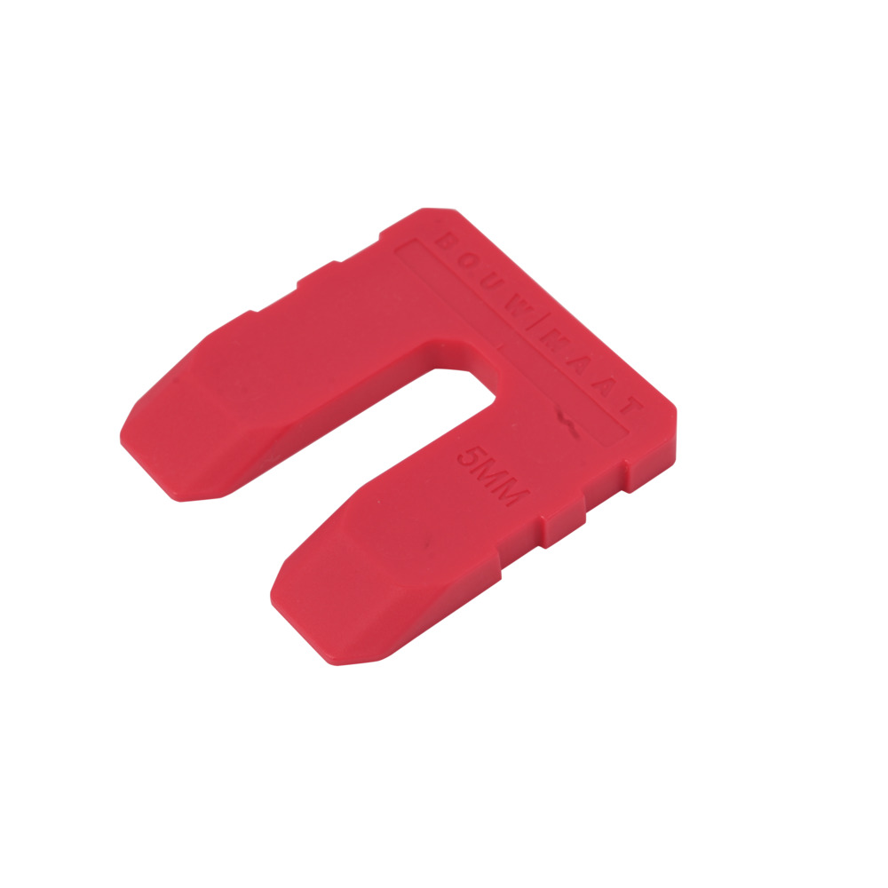 Bouwmaat Uitvulplaat Rood 5mm 48st