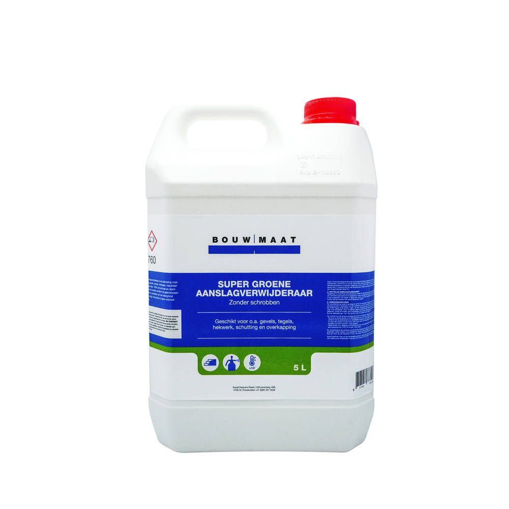 Bouwmaat groene aanslag verwijderaar 5 liter
