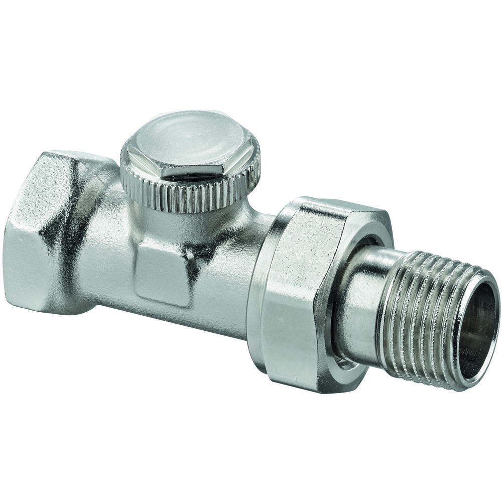 Heimeier Radiator Voetventiel Recht 1/2"