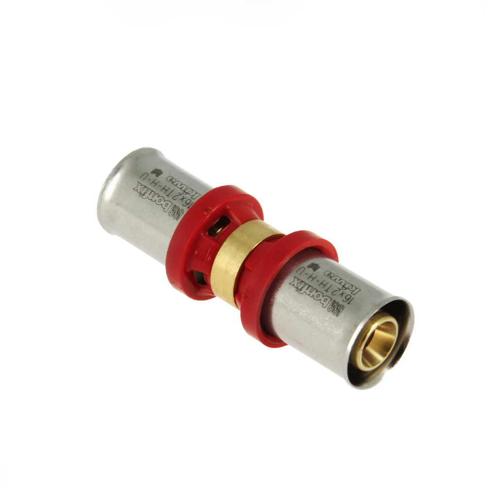 BONFIX Alu-pers Rechte Koppeling 16×16 mm 100st
