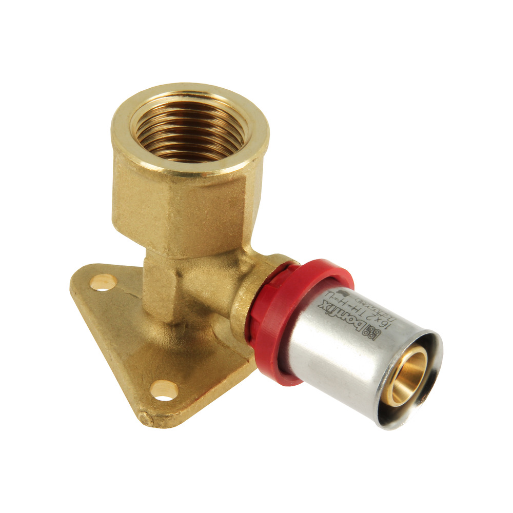 Bonfix Alu-pers Muurplaat 1/2" binnen x 16 mm H=47 mm