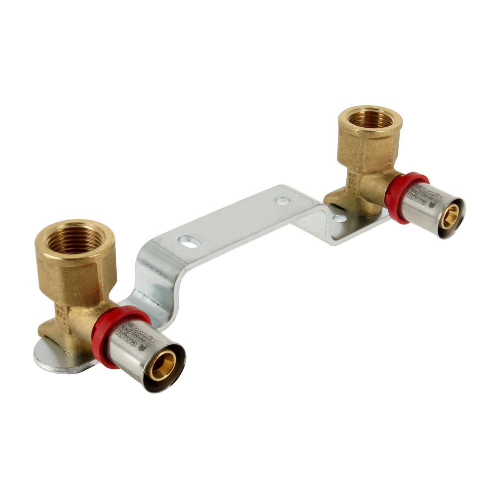 Bonfix Alu-pers Muurplaatbeugel 1/2" binnendraad x 16 mm