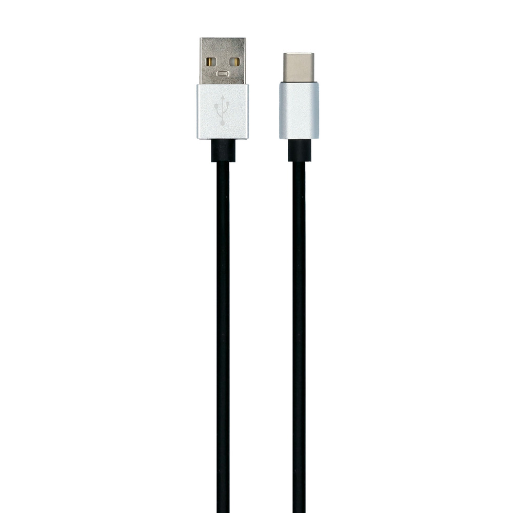 Carpoint Laadkabel USB naar USB-C Zwart 1m
