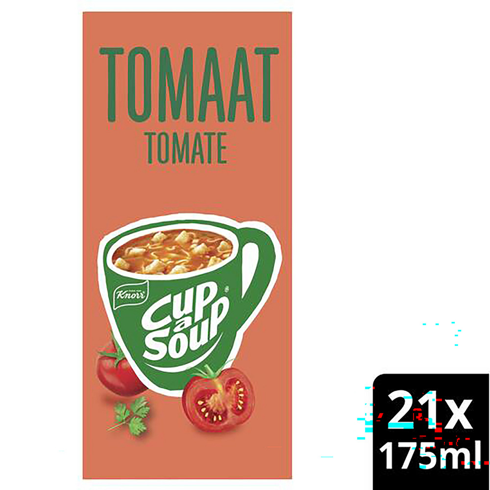Knorr Cup-a-Soup Soep Tomaat 21×11 gr, 21 stuks