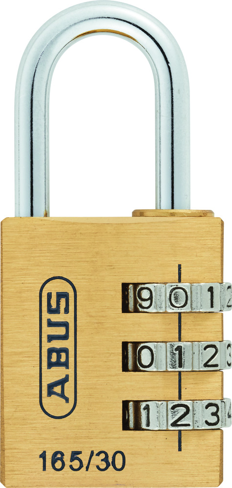 ABUS Cijferhangslot Messing 30mm
