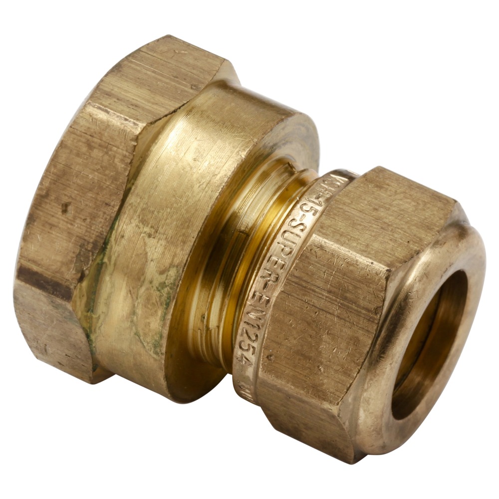 VSH Knel/draad schroef buitendraads 15 mm x 3/4 binnendraad