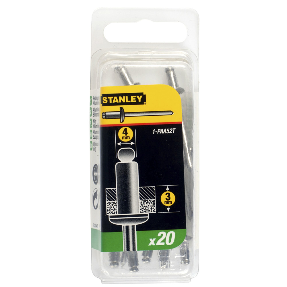 Stanley Popnagels 1-PAA52T 4×3 mm 20st