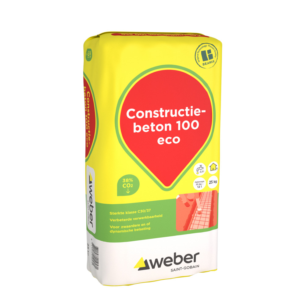 Weber Beamix Constructie Beton 100 Eco 25kg