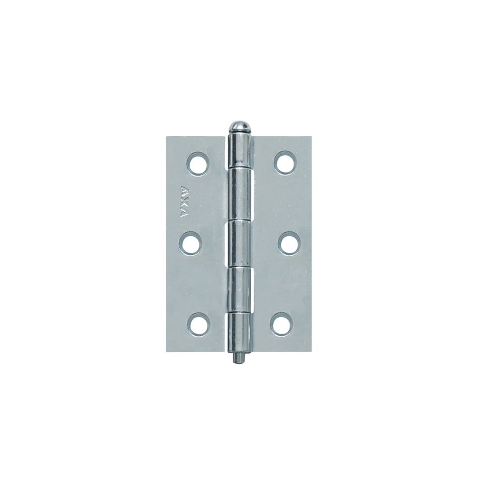 AXA Smal scharnier Ongelagerd Rechte Hoek Staal 76x51mm