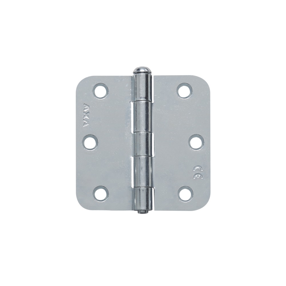 AXA Scharnier Ongelagerd Ronde Hoek Staal Topcoat 76x76mm