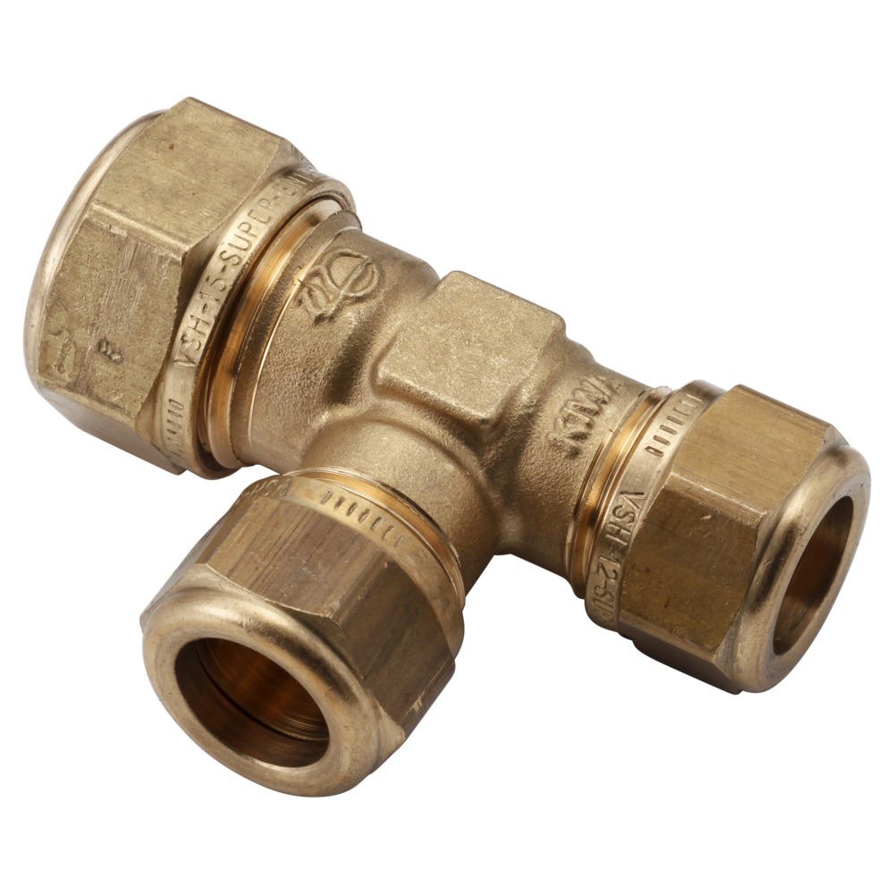 VSH Knel T-stuk 15x12x12 mm 2 stuk