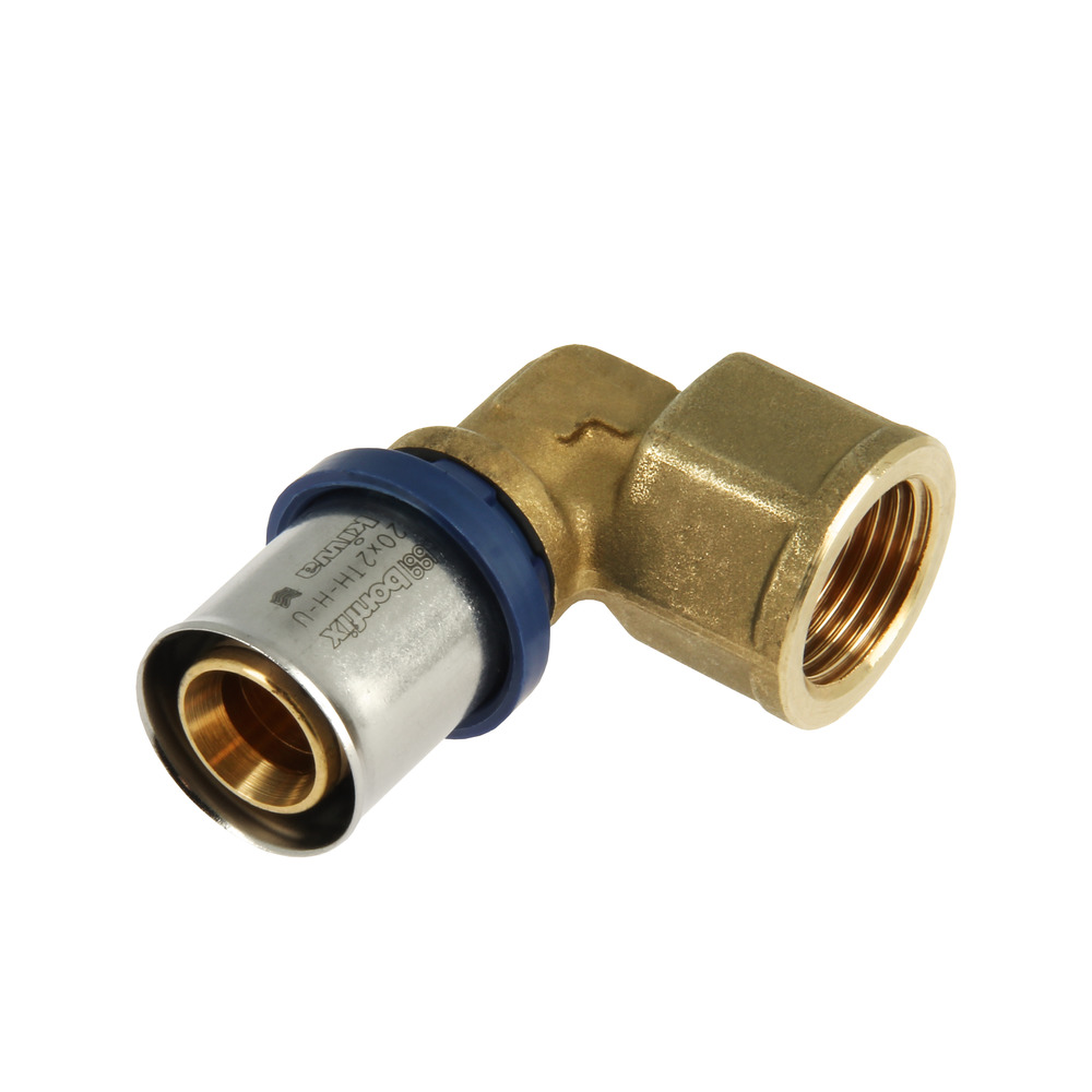 Bonfix Alu-pers Knie 3/4" binnendraad x 20 mm