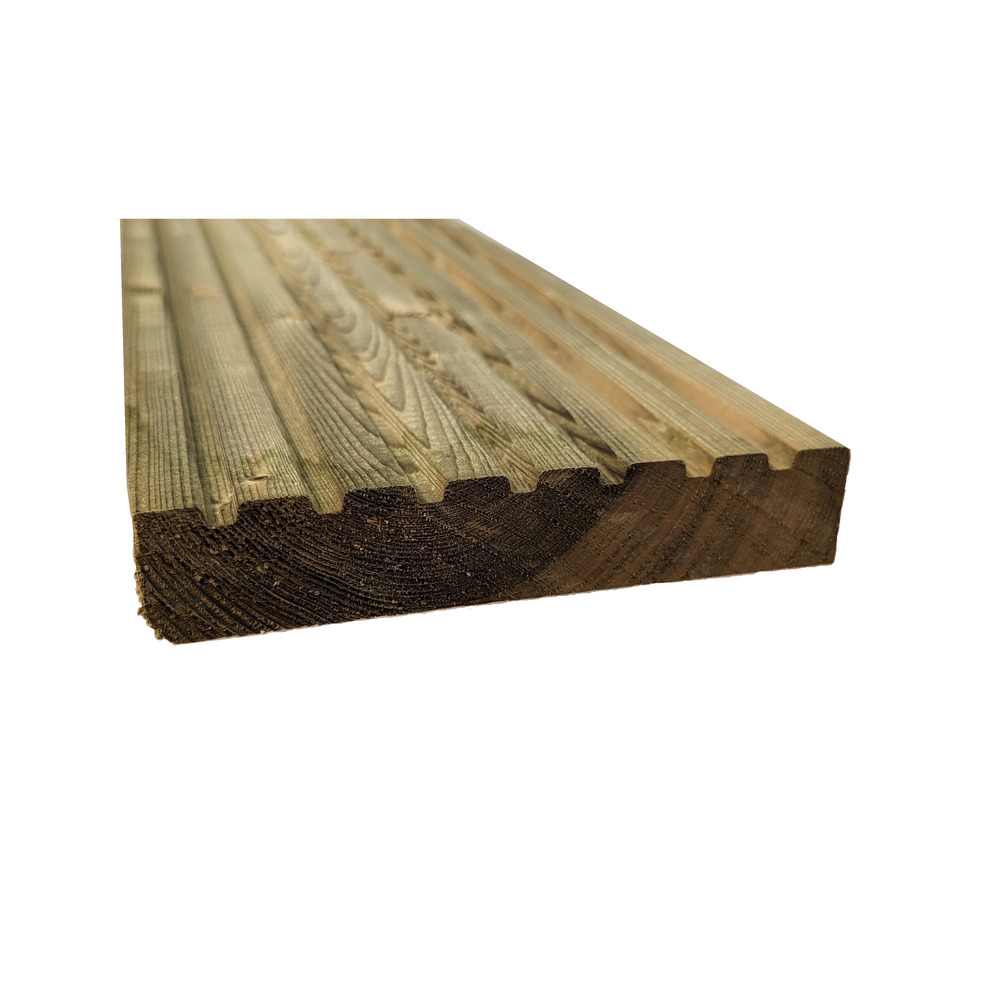 Vuren Vlonderplank Geïmpregneerd 28x145x3000mm FSC Mix 70%