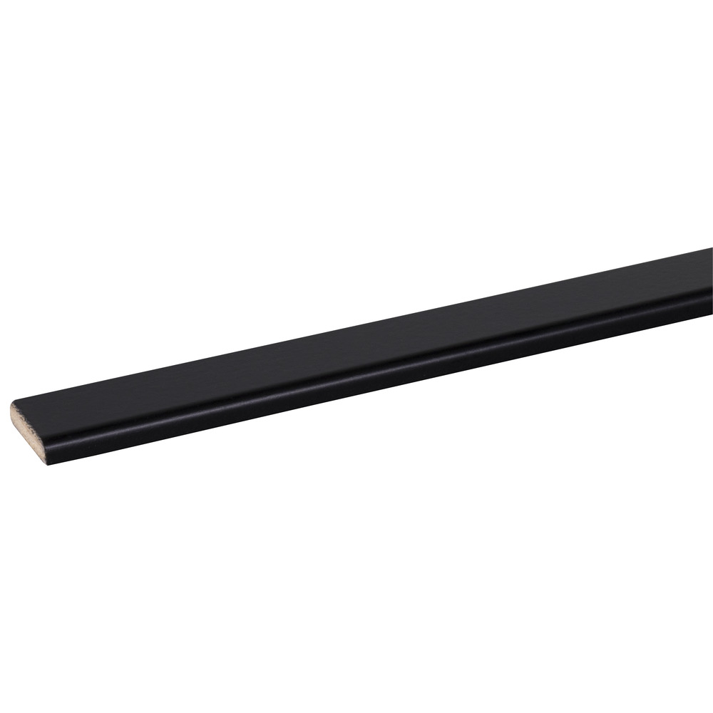 Afdeklijst Grenen Zwart Gelakt 5x22x2700mm FSC Mix 70%