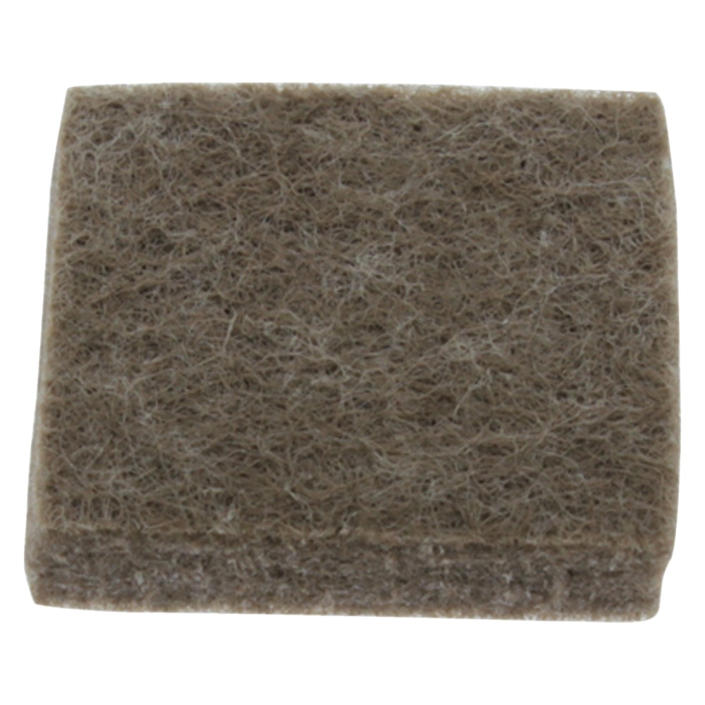 StarX Vilt 25x25mm Bruin Zelfklevend Vierkant 9stuks