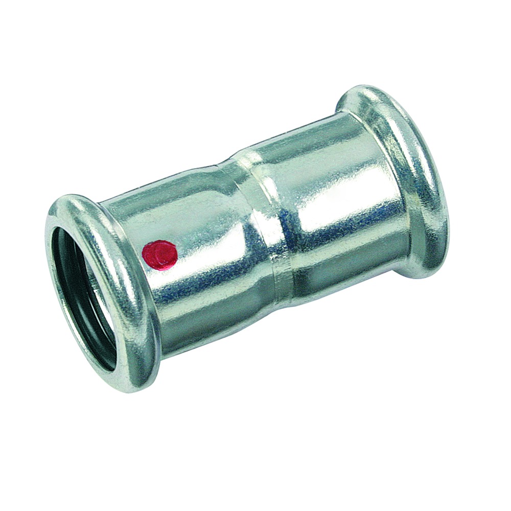 BONFIX Press Koppeling CV Recht Staalverzinkt 22x22mm 3st