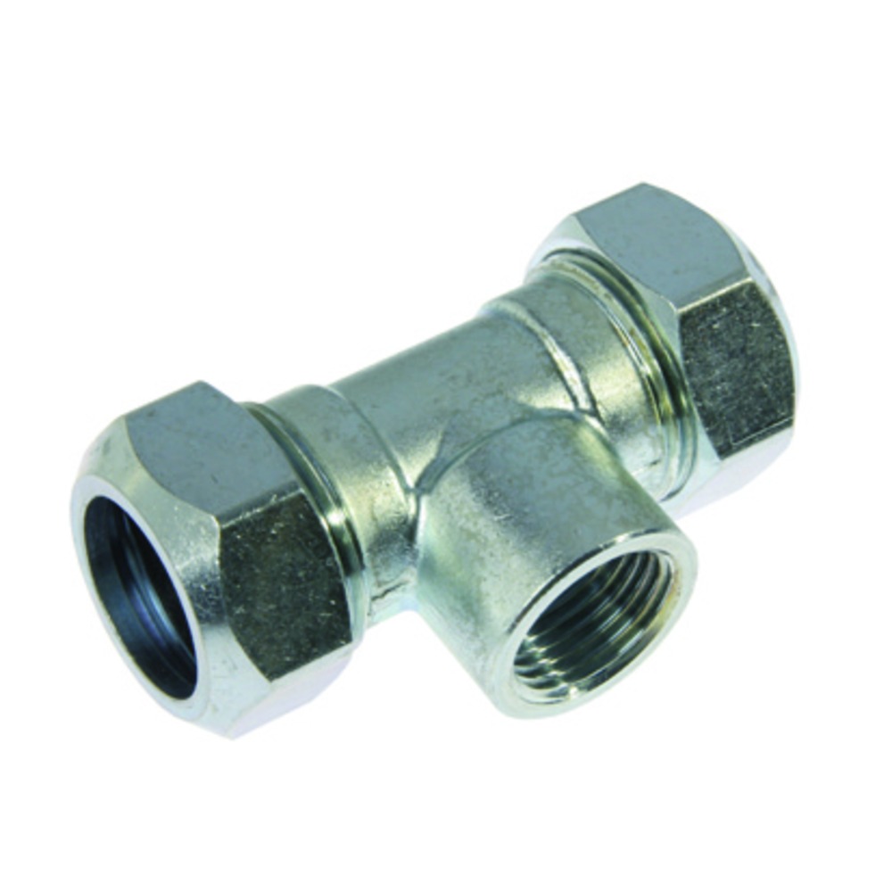 VSH T-Stuk CV Binnendraad Chroom 22mmx1/2"x22mm
