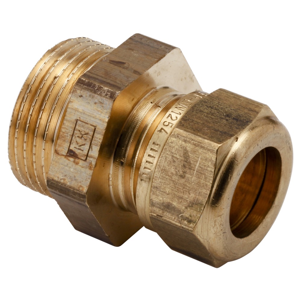 VSH Knel/draad puntstuk 15 mm x 3/4 buitendraad