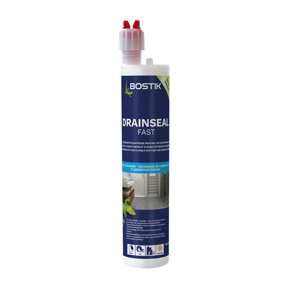 Bostik Drainseal Fast Douchegootkit Epoxy Grijs 250ml